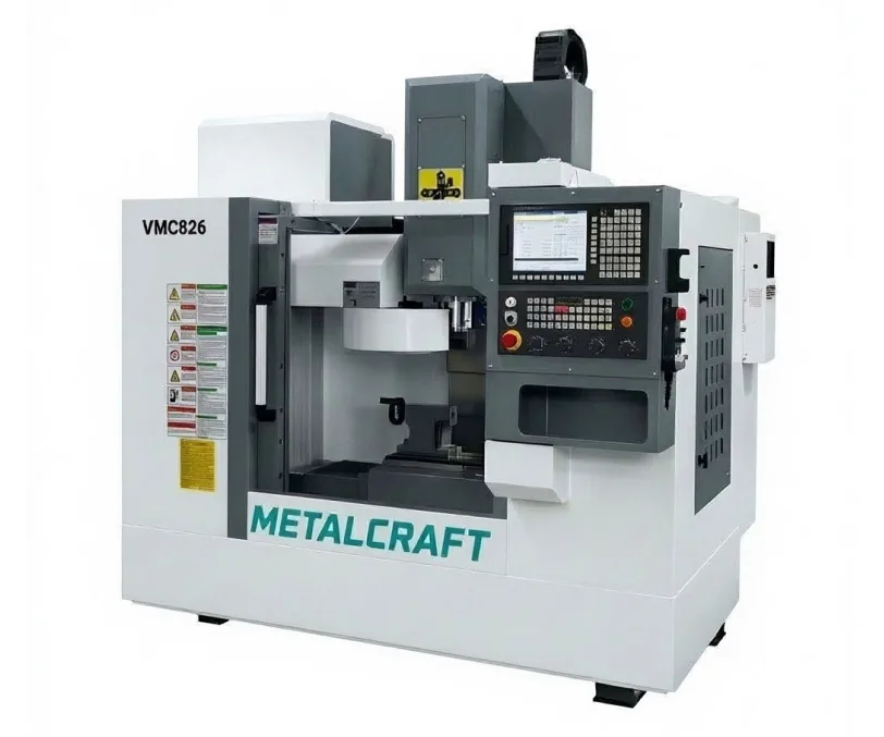 Вертикальный обрабатывающий центр с ЧПУ Фрезерный станок 3-х осевой MetalCraft VMC826 с ЧПУ Siemens-808DA-15 (VMC826.S.5,5/7,5.8), арт. 00214874