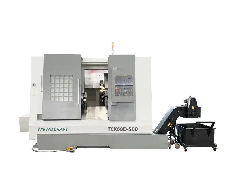 Горизонтальный токарный станок MetalCraft TCK60D-500 с ЧПУ HNC (TCK60D-500.H11/15.A2-8.12.10T), арт. 00214599