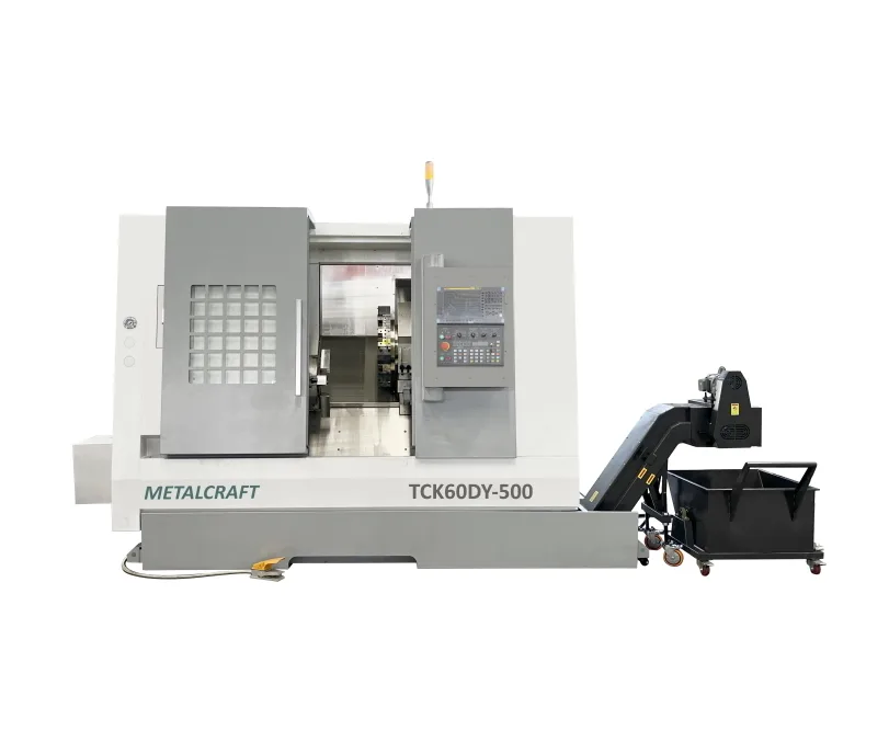 Горизонтальный токарный станок MetalCraft TCK60DY-500 с ЧПУ KND (TCK60DY-500.K30.A2-6.12.8T), арт. 00109812
