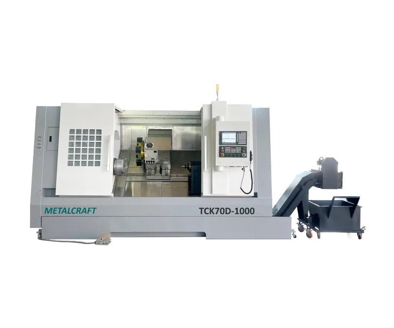 Горизонтальный токарный станок MetalCraft TCK70D-1000 c ЧПУ KND (TCK70D-1000.К18,5/22.A2-8.12.10T), арт. 00109817