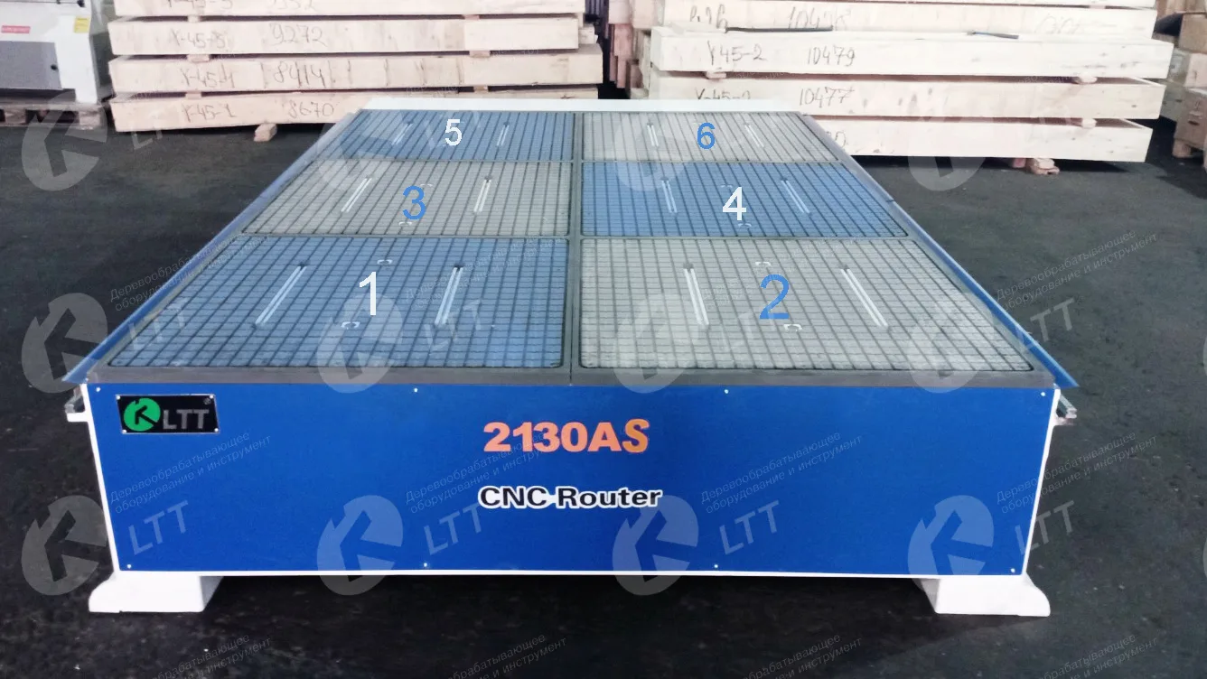 Фрезерный станок с ЧПУ LTT-2130AS (3021AS) (ручная смена инструмента, водяной вакуумный насос): фото 2