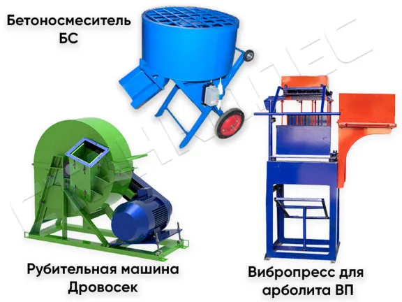 Комплексное решение для производства арболитовых блоков Арболит 480 СтанкоЛес: фото 2