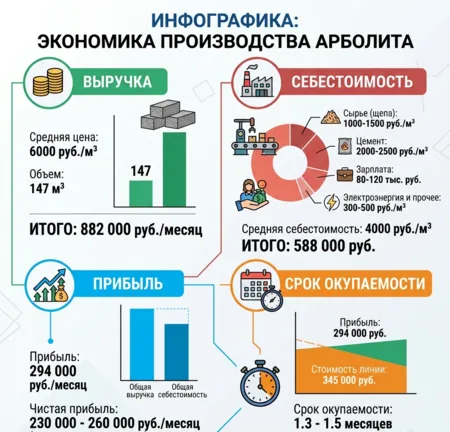 Комплексное решение для производства арболитовых блоков Арболит 480 СтанкоЛес: фото 3