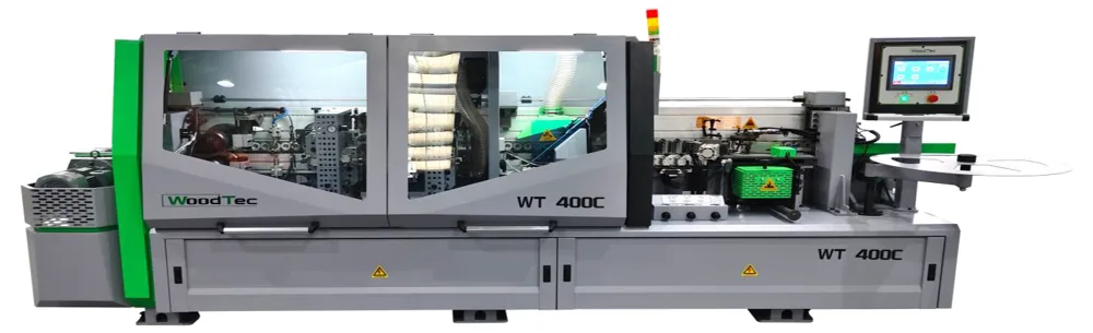 Станок для облицовывания кромок мебельных деталей WOODTEC WT-400С