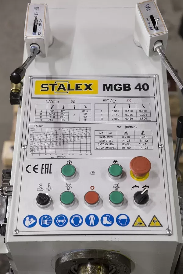 Станок сверлильный тяжелый STALEX MGB40, арт. CN1354: фото 2